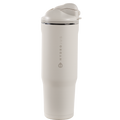 Ease2o 32oz | Compact Water Bottle with Straw &amp; Chug Spout – Linen